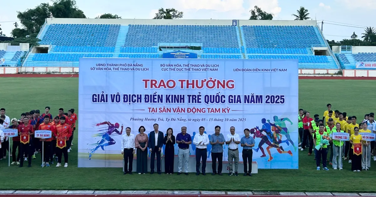 Khởi tranh Giải vô địch điền kinh trẻ quốc gia 2025