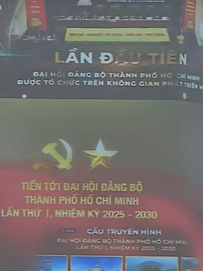 Rực rỡ cờ, hoa chào mừng Đại hội Đại biểu Đảng bộ TP. Hồ Chí Minh lần thứ I, nhiệm kỳ 2025 - 2030