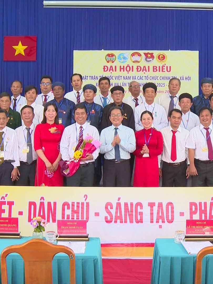 Đại hội Đại biểu MTTQ Việt Nam xã Thạnh An lần thứ I, nhiệm kỳ 2025 - 2030