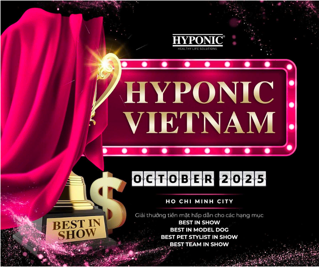 Hyponic Vietnam Grooming Competition 2025 – Sân chơi chuyên nghiệp tôn vinh nghệ thuật cắt tỉa thú cưng Việt Nam - Ảnh 1.
