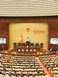 Khai mạc Kỳ họp thứ 10, Quốc hội khóa XV; đồng thời, thực hiện việc tổng kết nhiệm kỳ khóa XV