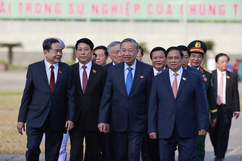 Khai mạc Kỳ họp thứ 10, Quốc hội khóa XV; đồng thời, thực hiện việc tổng kết nhiệm kỳ khóa XV - Ảnh 2.