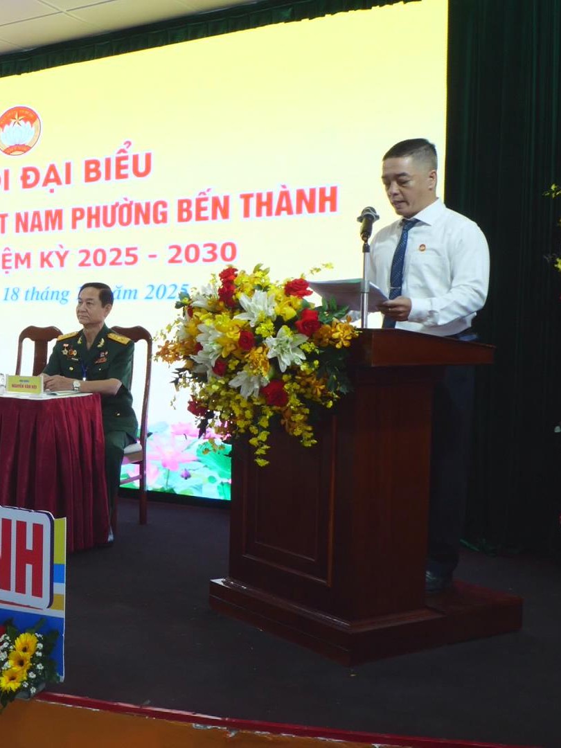 Tổ chức Đại hội Đại biểu MTTQ Việt Nam lần thứ I, nhiệm kỳ 2025 - 2030 tại phường Bến Thành