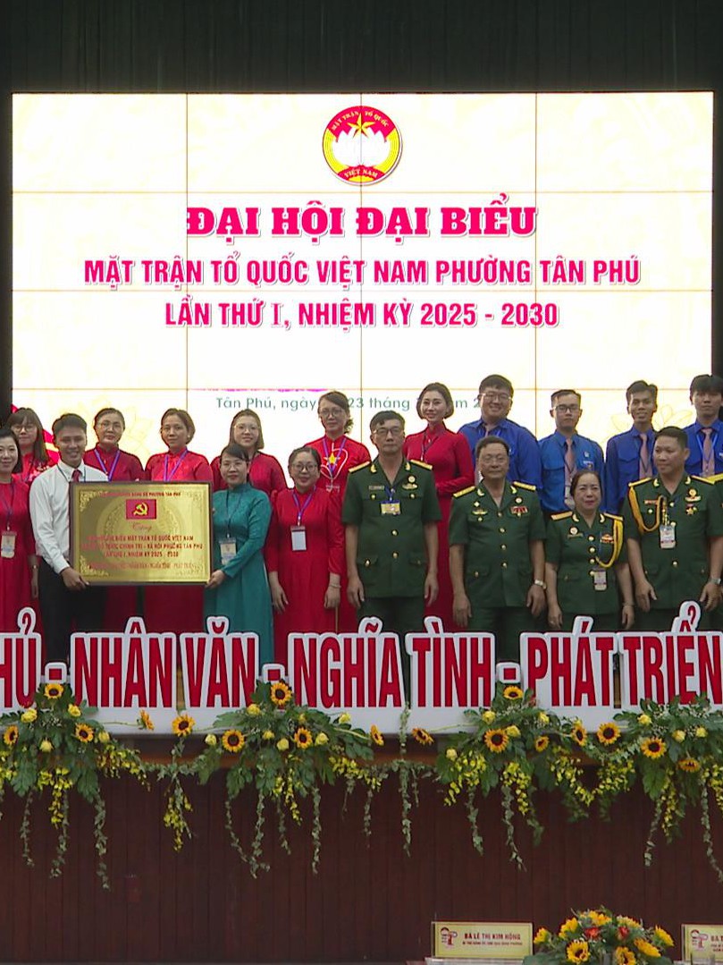 Đại hội Mặt trận Tổ quốc Việt Nam phường Tân Phú hướng đến nhiệm kỳ mới đoàn kết và phát triển