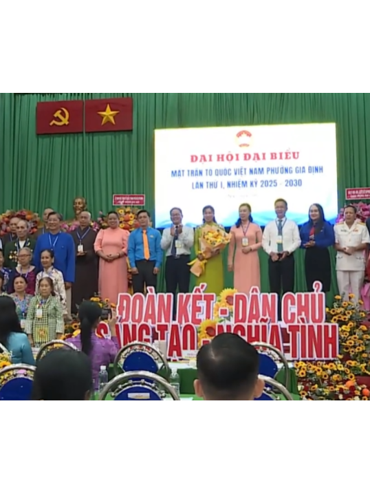 Đại hội MTTQ phường Gia Định đề ra phương hướng nhiệm kỳ 2025 - 2030