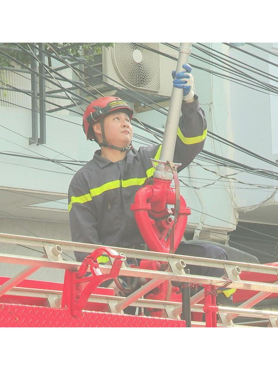 Phường Diên Hồng diễn tập chữa cháy và cứu nạn tại khu dân cư