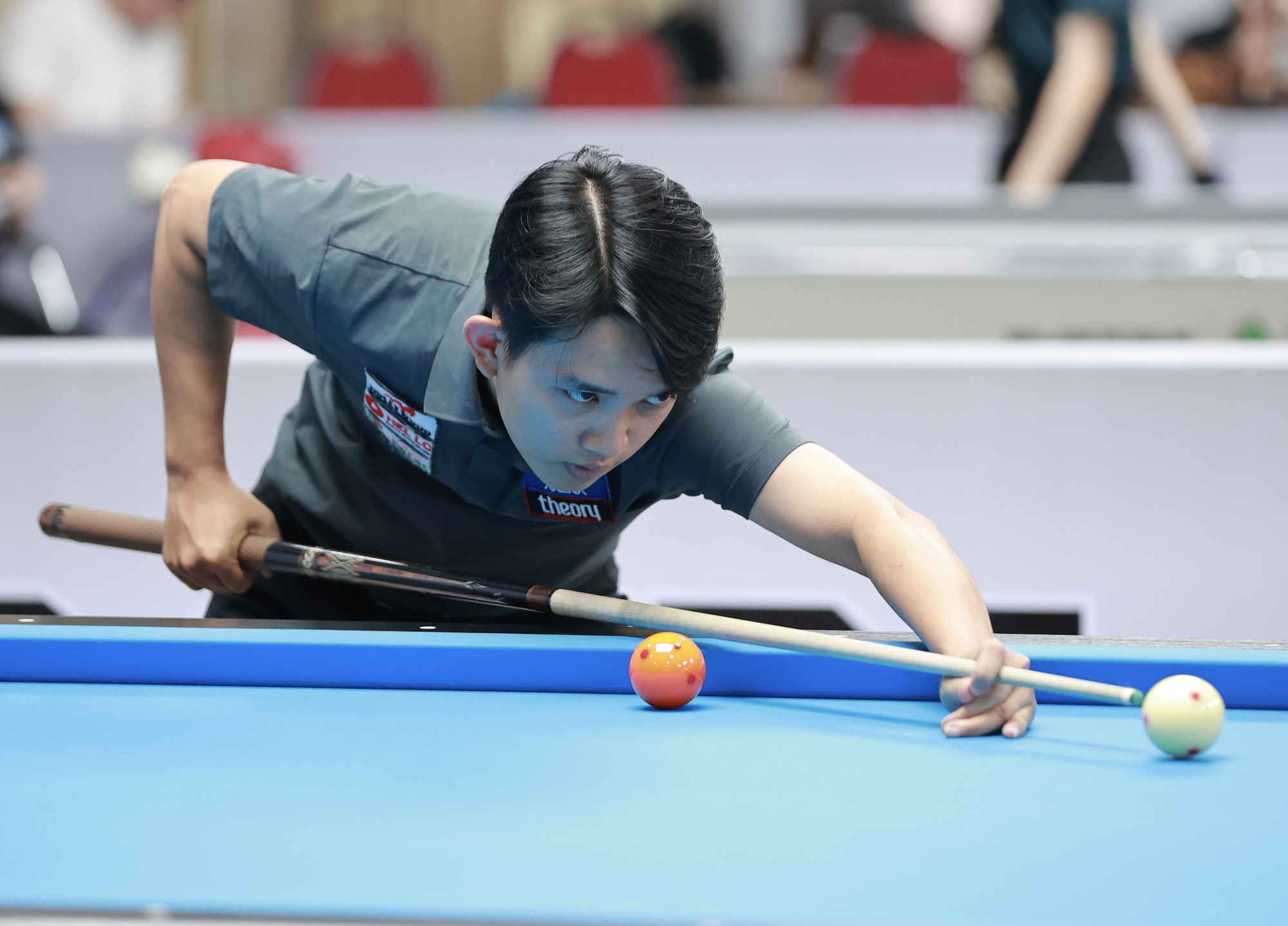 Billiards: Chiêm Hồng Thái tung sê-ri lớn ấn tượng vẫn bị loại đáng tiếc- Ảnh 1.