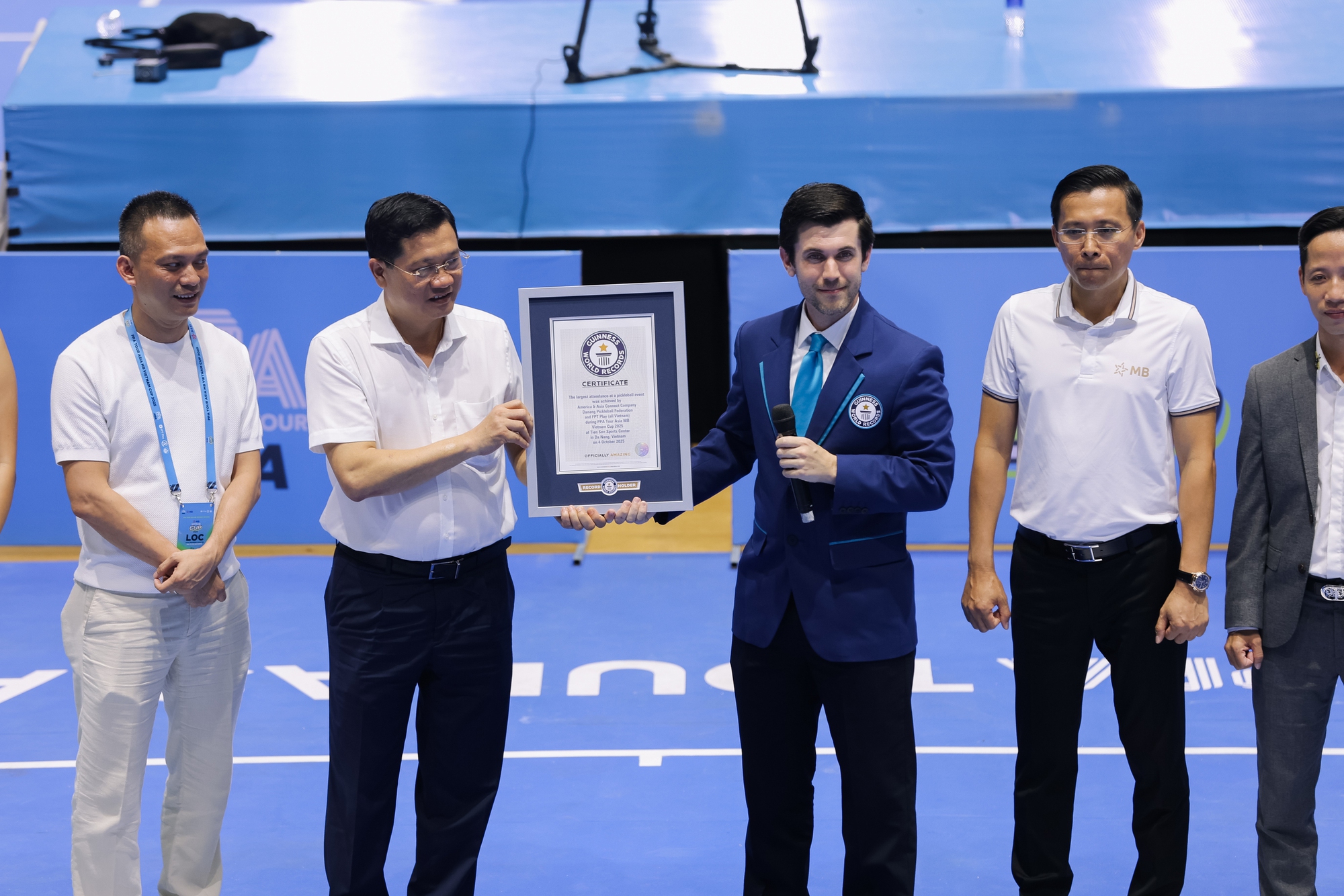 Giải pickleball quốc tế PPA Tour Asia Vietnam Cup lập kỷ lục Guinness thế giới- Ảnh 2.