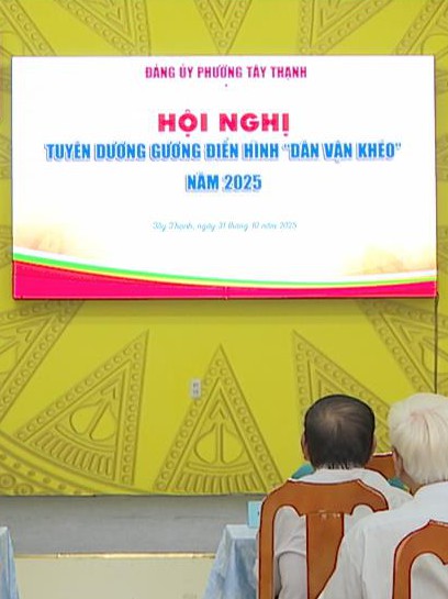 Lan tỏa phong trào “Dân vận khéo” ở phường Tây Thạnh