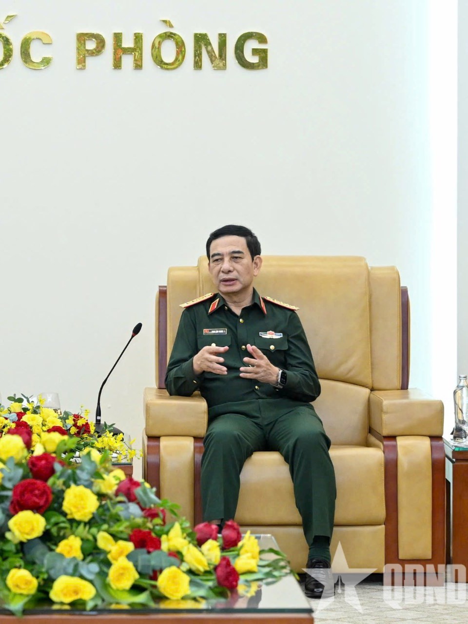 Đại tướng Phan Văn Giang tiếp Thư ký Quốc phòng Ấn Độ