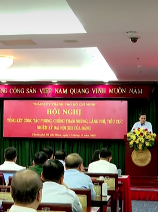 Bí thư Thành ủy TP. Hồ Chí Minh Trần Lưu Quang: Đừng để hối tiếc "Phải chi hồi đó", phòng chống tham nhũng phải làm theo tư tưởng quyết liệt, không lơ là