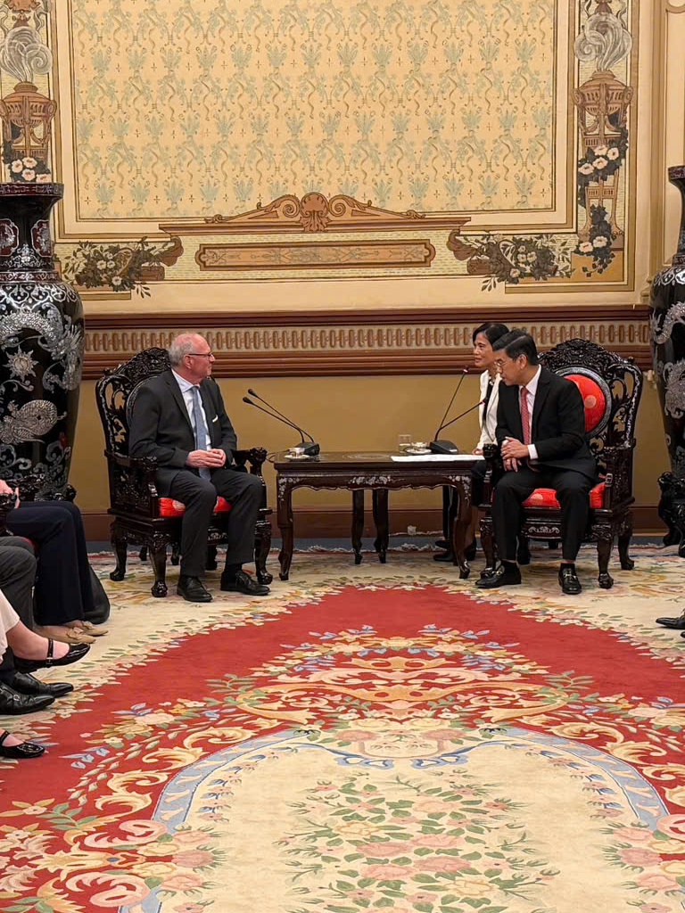 Lãnh đạo TP. HCM tiếp Thứ trưởng Bộ Kinh tế, Du lịch, Nông nghiệp và Lâm nghiệp bang Sachsen-Anhalt, Cộng hòa Liên bang Đức