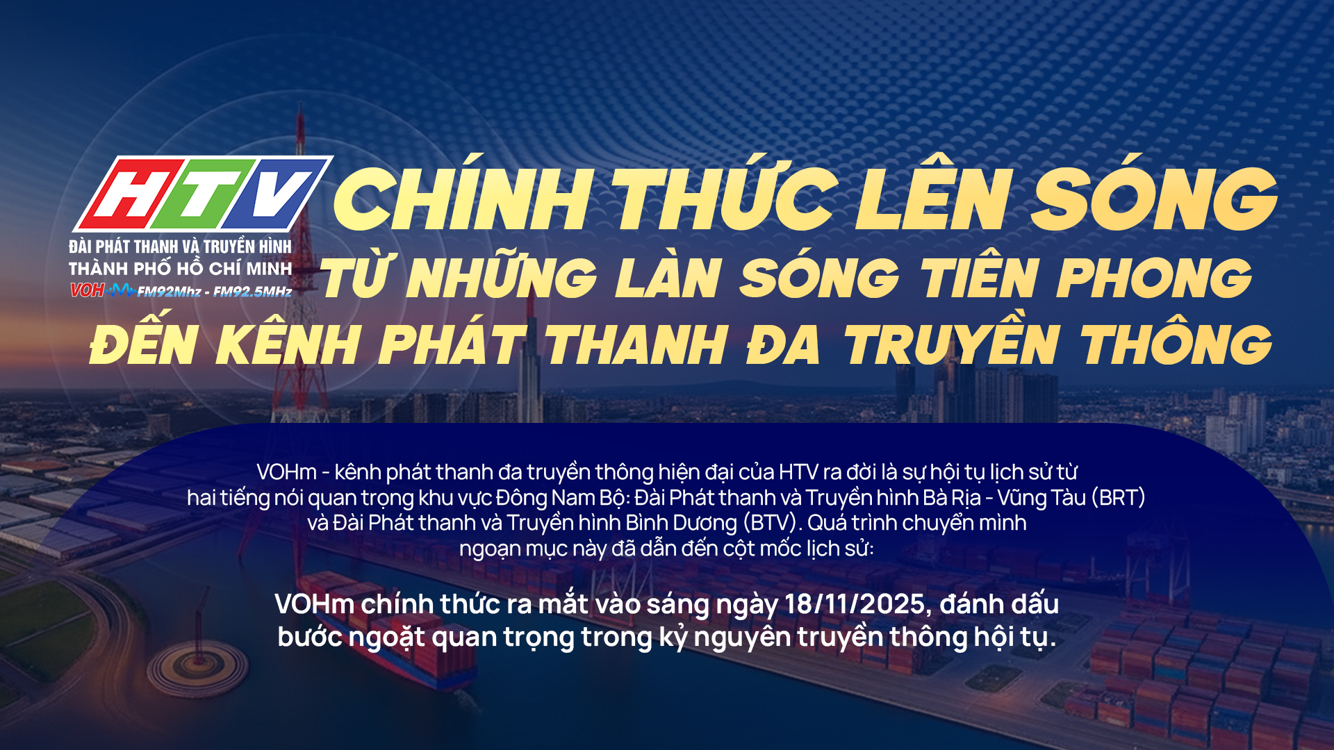 VOHm - Chính thức lên sóng: Từ những làn sóng tiên phong đến Kênh phát thanh đa truyền thông