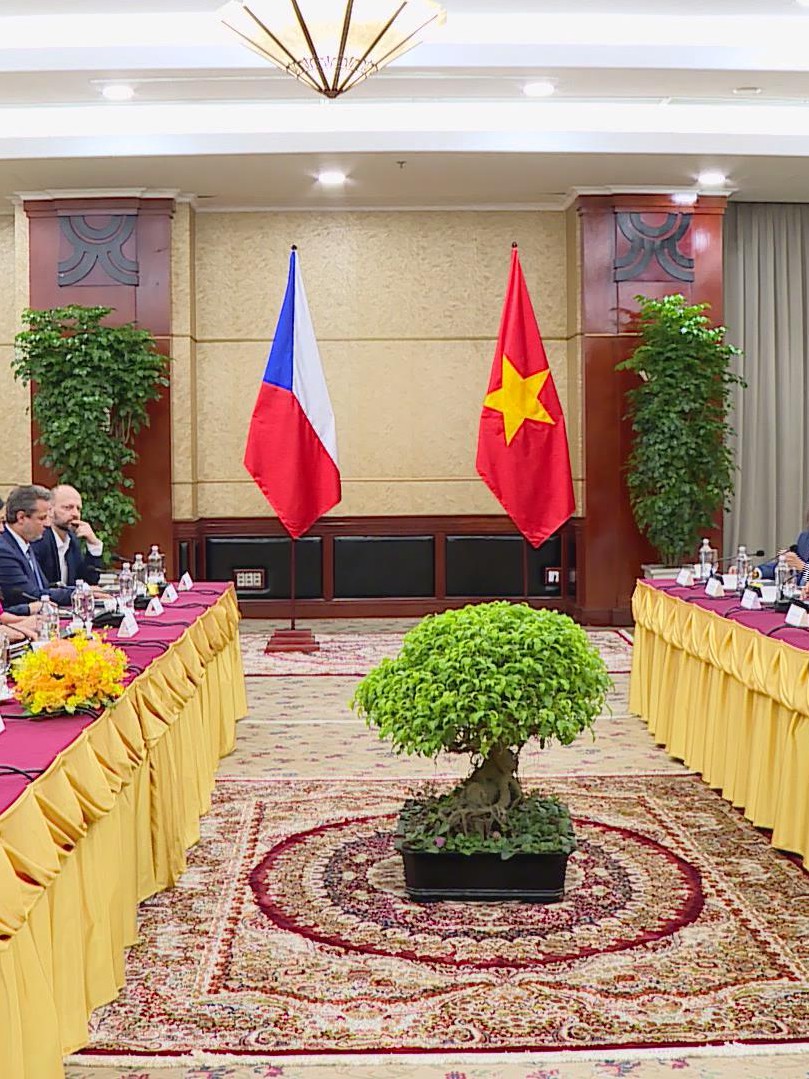 Chủ tịch UBND TP. Hồ Chí Minh Nguyễn Văn Được đón tiếp Chủ tịch Thượng viện Quốc hội Cộng hòa Séc