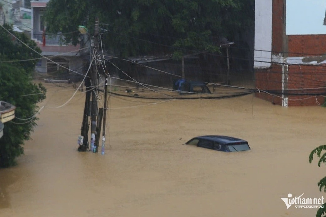 Hình ảnh thắt lòng ở Nha Trang: Hàng nghìn ô tô chìm trong nước lũ- Ảnh 12.