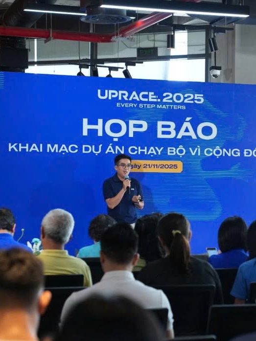 Dự án UPRACE khởi động mùa mới, khi mỗi bước chạy thắp thêm một hy vọng