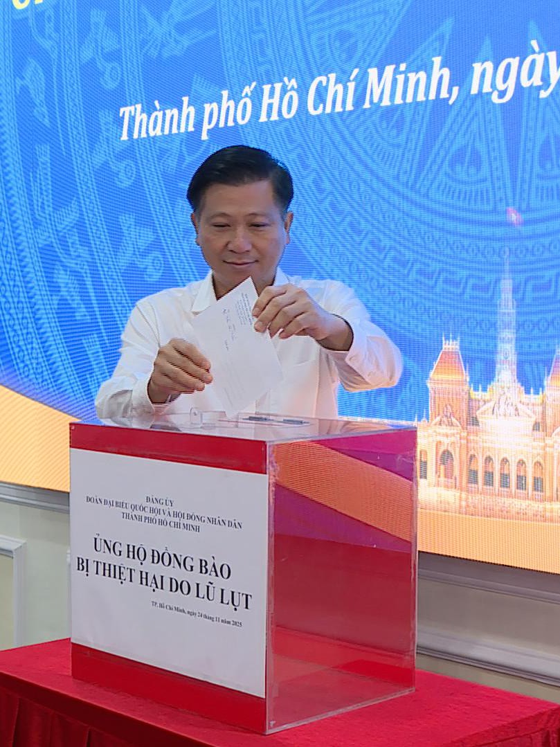 Hội đồng Nhân dân TP. Hồ Chí Minh phát động ủng hộ đồng bào vùng lũ
