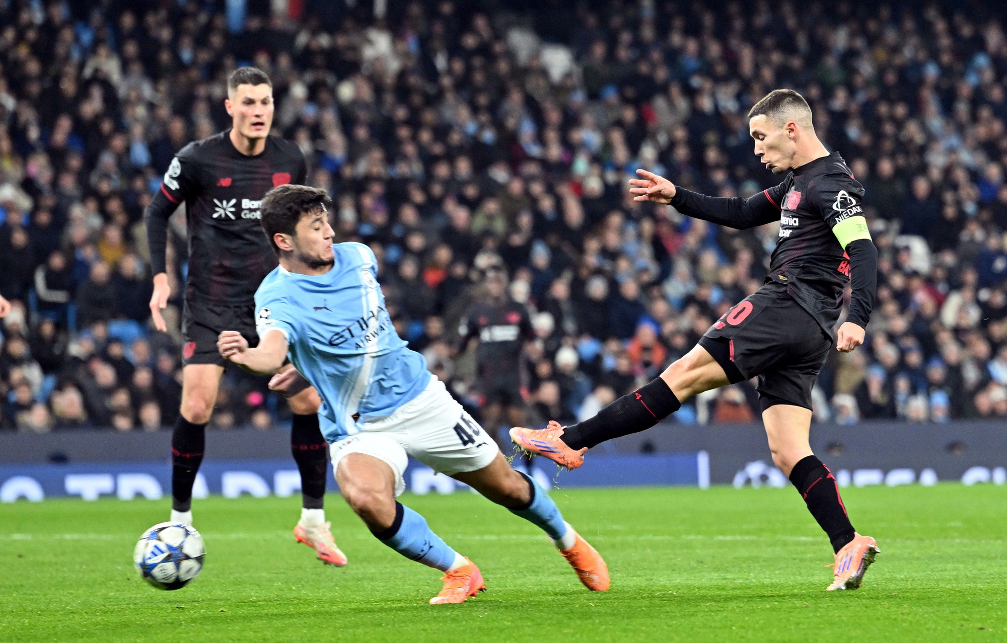 Haaland dự bị, Man City thua sốc Leverkusen - Ảnh 3.