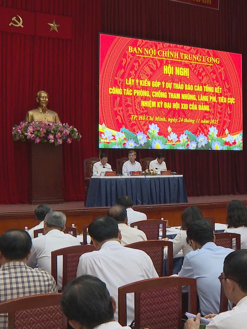 Ban Nội chính Trung ương lấy ý kiến các tỉnh phía Nam về dự thảo báo cáo phòng, chống tham nhũng