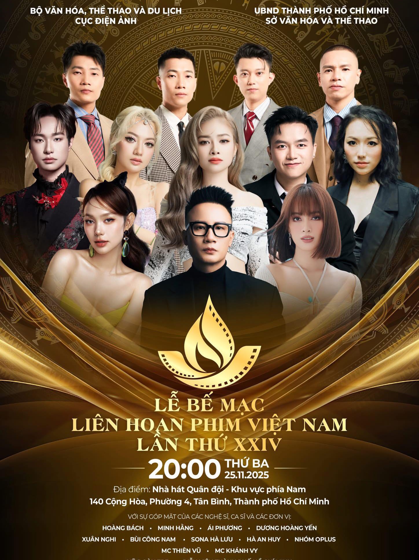 TRỰC TIẾP: Lễ bế mạc và trao giải Liên hoan phim Việt Nam lần thứ 24