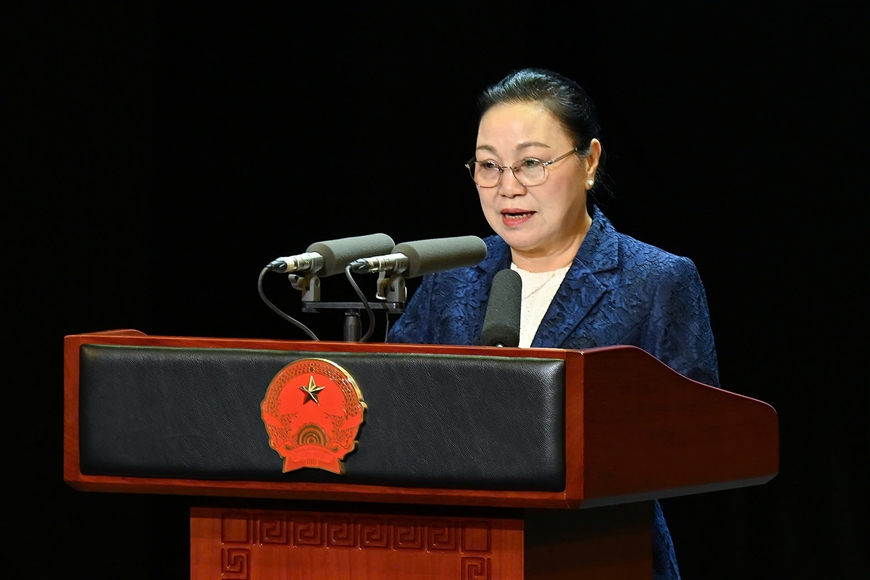 Chủ tịch nước dự Lễ kỷ niệm 50 năm Quốc khánh Lào và 105 năm Ngày sinh Chủ tịch Kaysone Phomvihane - Ảnh 6.