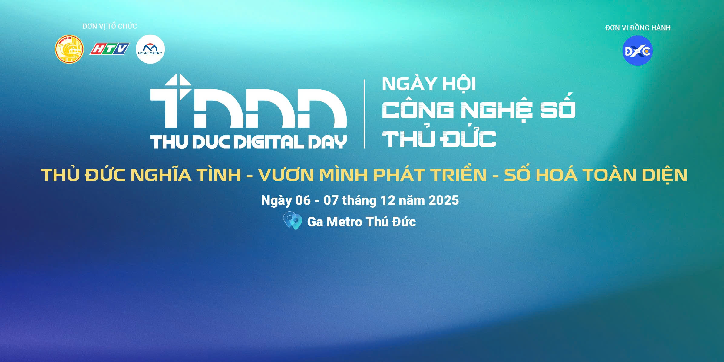 Phường Thủ Đức tổ chức Ngày hội Công nghệ số đầu tiên trên tuyến Metro số 1 - Thu Duc Digital Day 2025