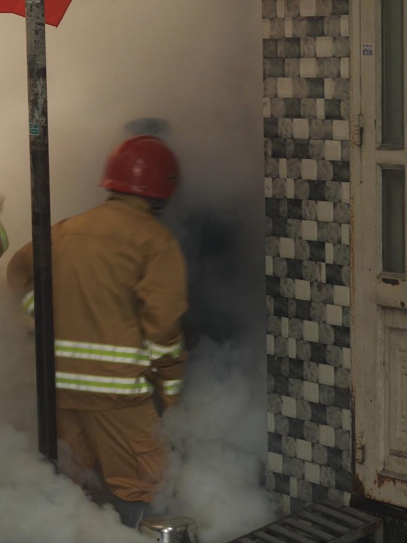 Phường Xuân Hòa diễn tập phương án chữa cháy và cứu nạn, cứu hộ tại khu dân cư