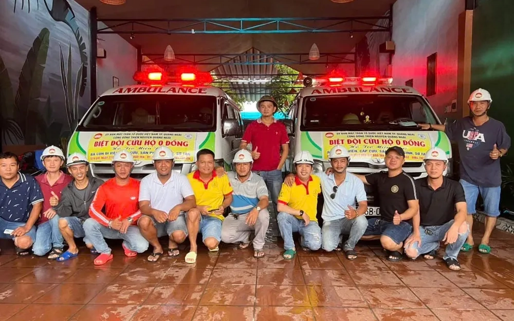 Biệt đội cứu hộ 0 đồng sẵn sàng ứng phó bão số 13