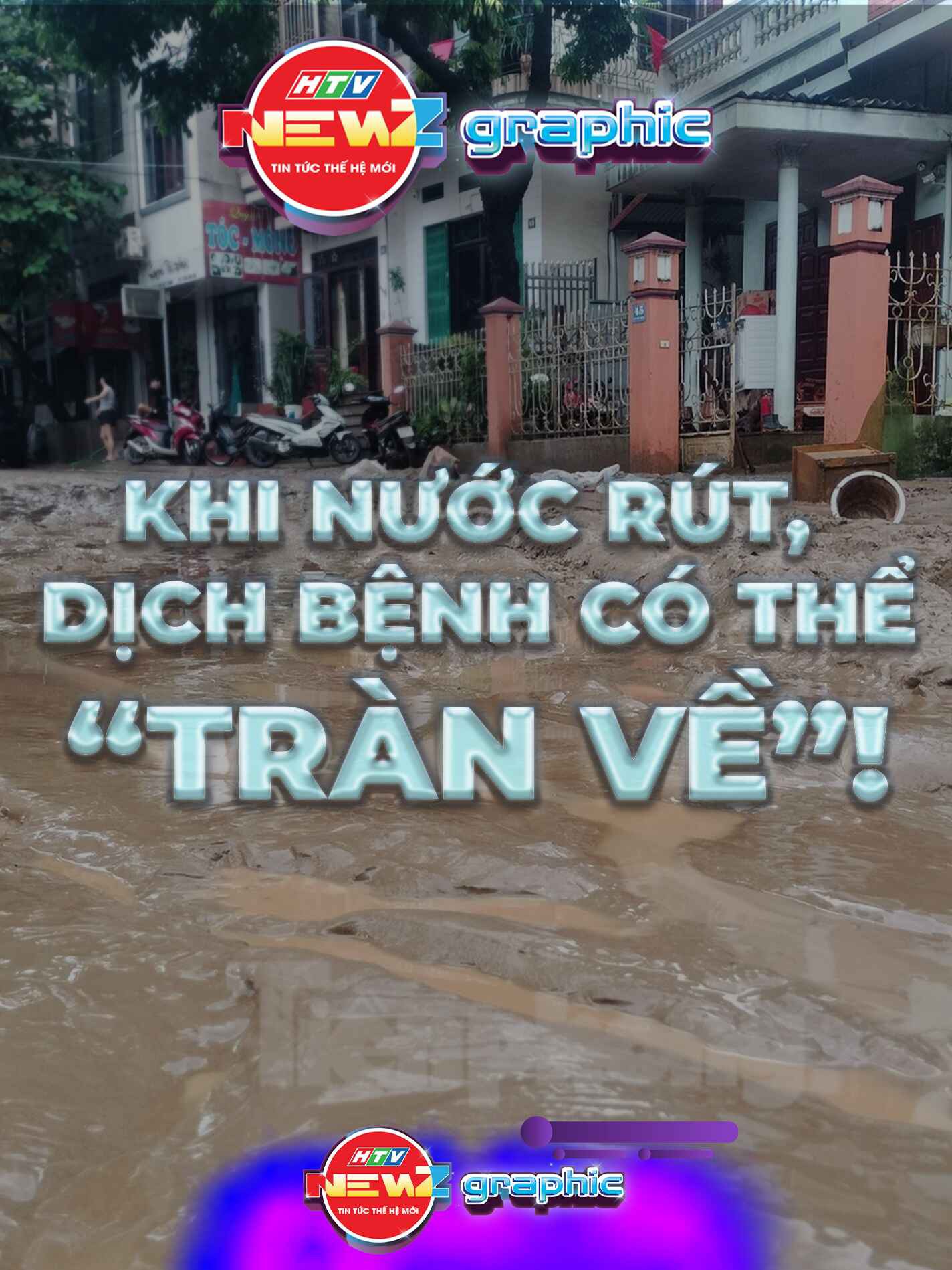 NewZgraphic: Khi nước rút, dịch bệnh có thể “tràn về”