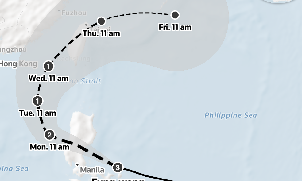 Philippines khẩn cấp sơ tán 100.000 người đối phó siêu bão Fung-wong- Ảnh 1.