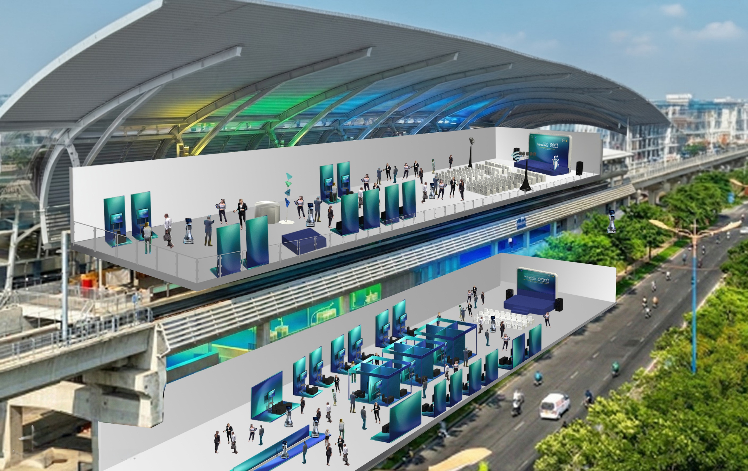 Phường Thủ Đức tổ chức Ngày hội Công nghệ số đầu tiên trên tuyến Metro số 1 - Thu Duc Digital Day 2025 - Ảnh 2.