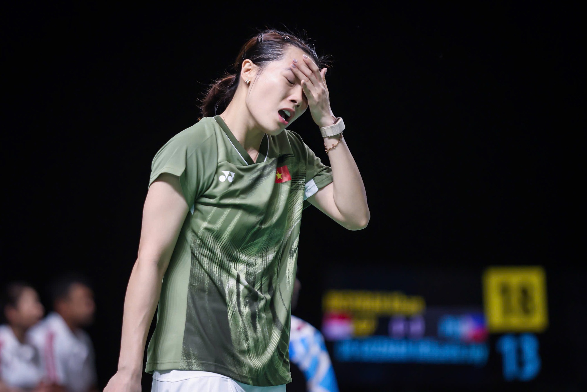 Nóng: Nguyễn Thùy Linh nhiều lần không đồng tình với trọng tài, thua ngược đáng tiếc tại SEA Games- Ảnh 2. Nóng: Nguyễn Thùy Linh nhiều lần không đồng tình với trọng tài, thua ngược đáng tiếc tại SEA Games- Ảnh 2.