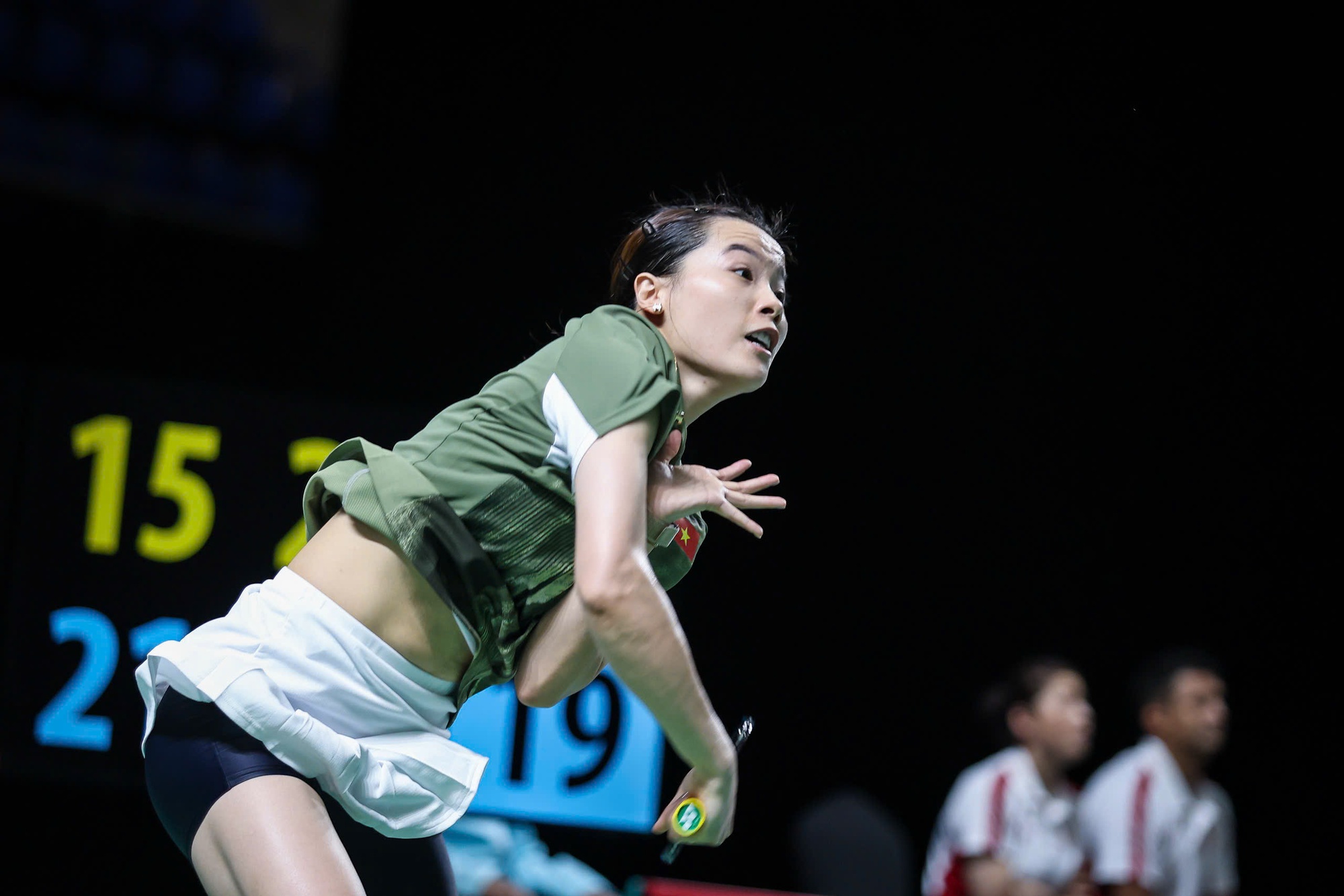 Nóng: Nguyễn Thùy Linh nhiều lần không đồng tình với trọng tài, thua ngược đáng tiếc tại SEA Games- Ảnh 1. Nóng: Nguyễn Thùy Linh nhiều lần không đồng tình với trọng tài, thua ngược đáng tiếc tại SEA Games- Ảnh 1.