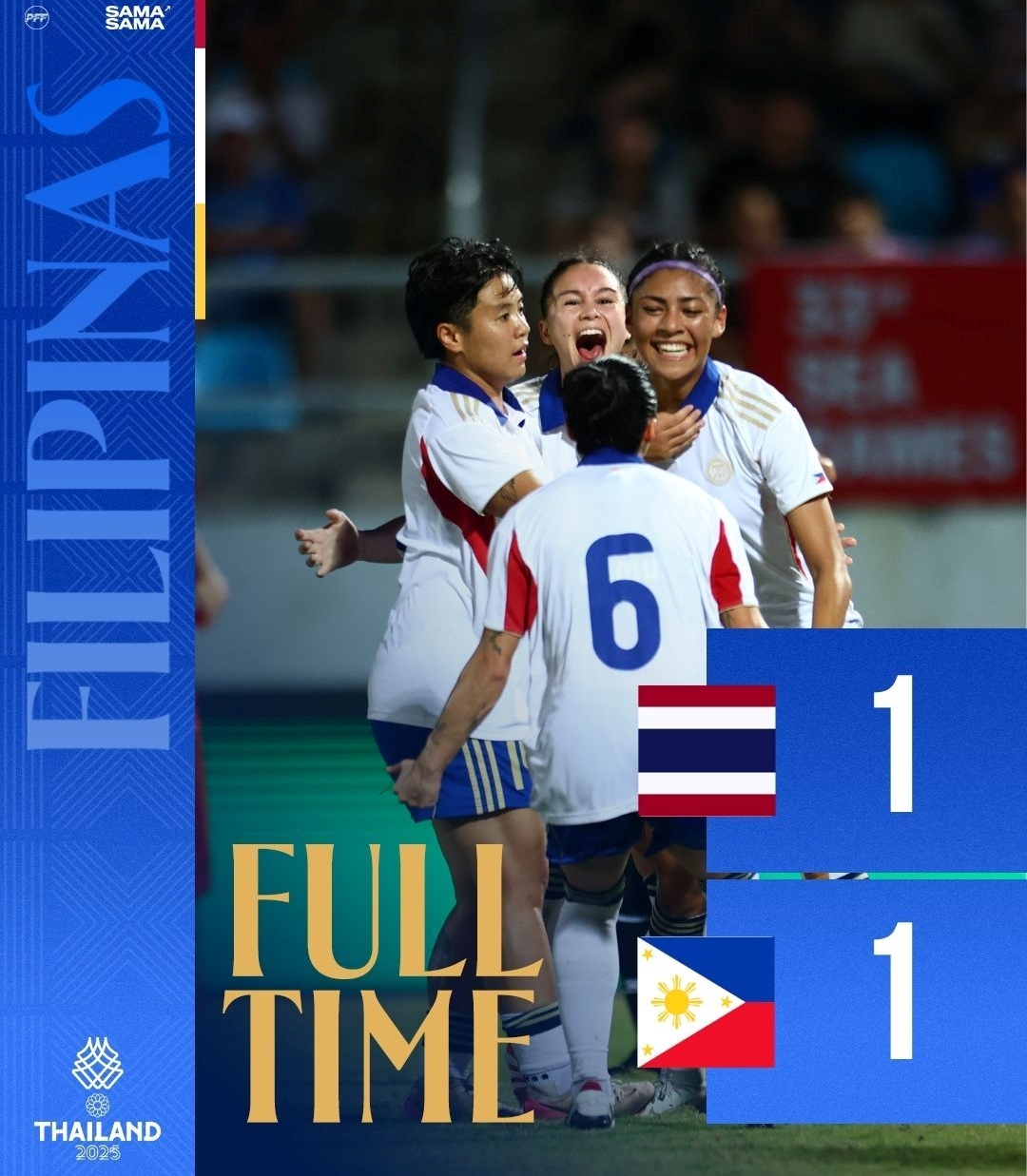 Tuyển nữ Philippines hạ Thái Lan trên chấm 11m để vào chung kết gặp Việt Nam - Ảnh 1.