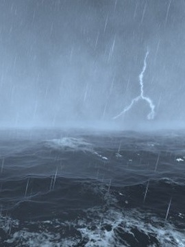 Dự báo gió mạnh, sóng lớn và mưa dông trên biển trong 24 giờ tới