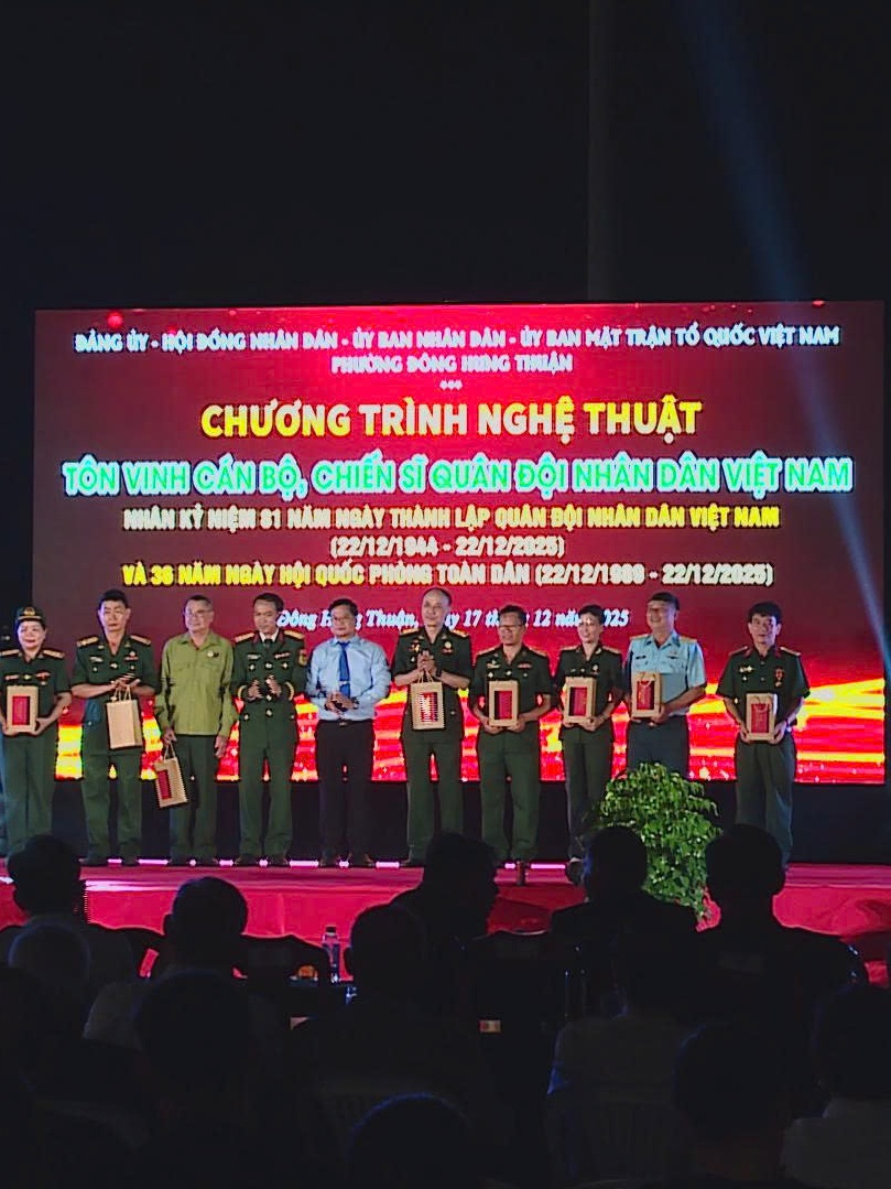 Phường Đông Hưng Thuận kỷ niệm 81 năm Ngày thành lập Quân đội Nhân dân Việt Nam