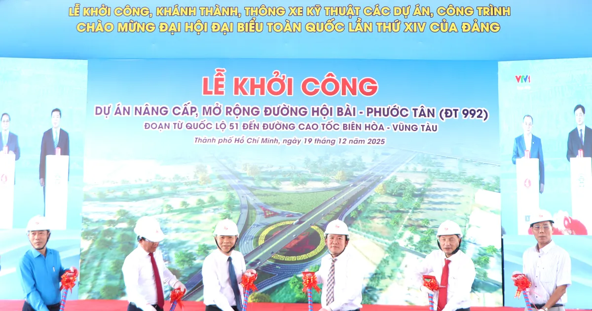 Khởi công dự án nâng cấp, mở rộng đường Hội Bài – Phước Tân (ĐT992)