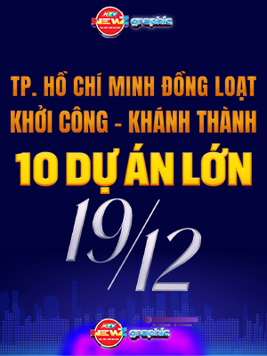 NewZgraphic: Khởi công, khánh thành 10 dự án lớn tại TP. Hồ Chí Minh ngày 19/12