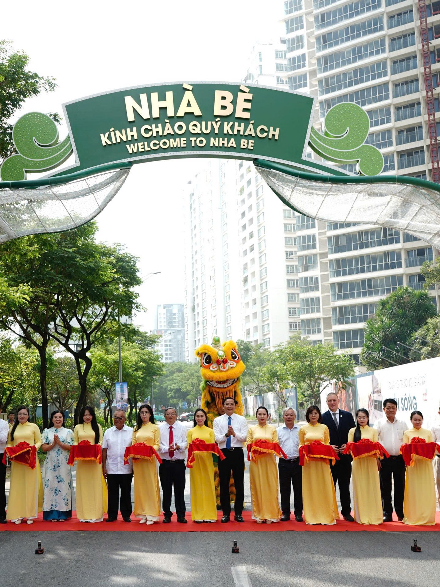 Khánh thành công trình “Cổng chào xã Nhà Bè” – Dấu ấn kiến trúc nơi cửa ngõ phát triển