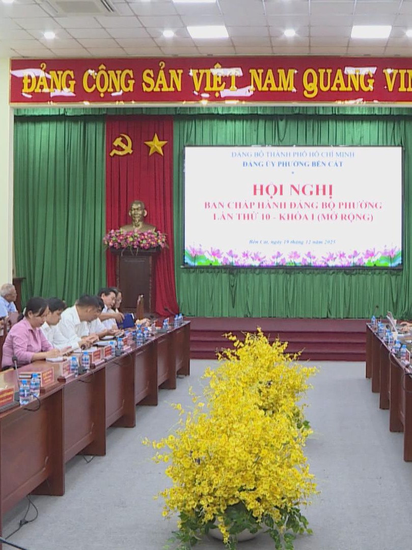 Đảng bộ phường Bến Cát tổ chức Hội nghị Ban chấp hành lần thứ 10 (Khóa I)