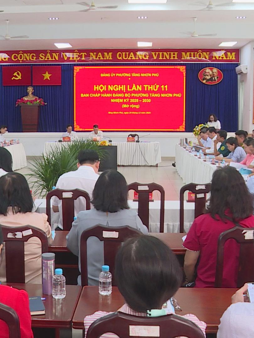 Phường Tăng Nhơn Phú tổ chức Hội nghị Ban Chấp hành lần thứ 11