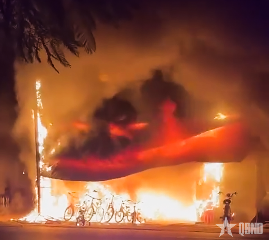 An Giang: Cháy lớn ở ấp Đồng Ky, xã Nhơn Hội- Ảnh 1.