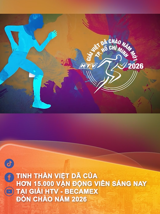 Tinh thần việt dã của hơn 15.000 vận động viên sáng nay tại giải HTV - Becamex