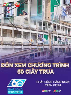60 Giây ngày 3/12/2025 | Quy hoạch 4 chung cư “chờ sập” nằm ở khu đất vàng TP. Hồ Chí Minh