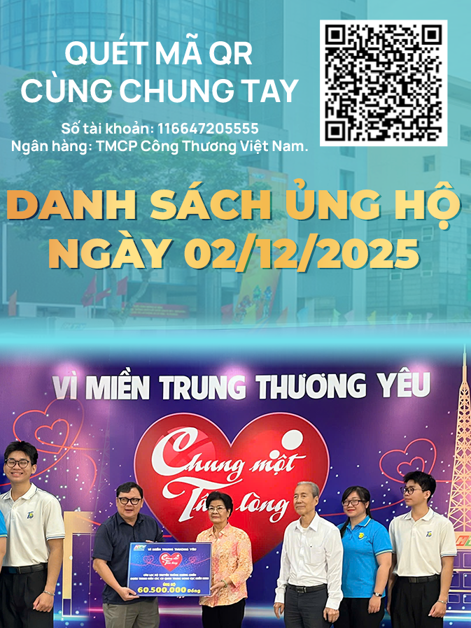 Danh sách khán giả ủng hộ Quỹ "Chung một tấm lòng: Vì miền Trung thương yêu" từ ngày 16 giờ ngày 1/12/2025 đến 16 giờ ngày 2/12/2025
