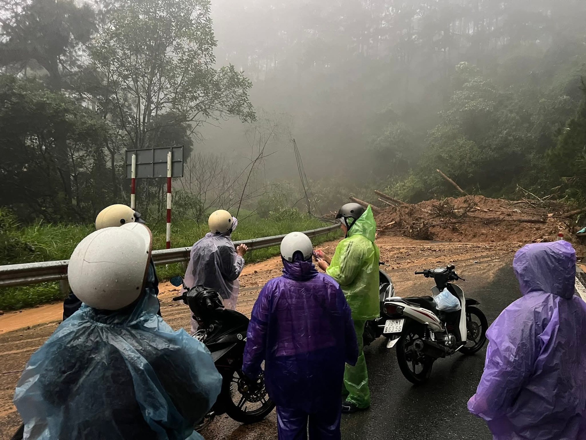 Mưa lớn lại sạt lở đèo Mimosa và các đèo, gây ngập lụt nặng nhiều nơi- Ảnh 4.