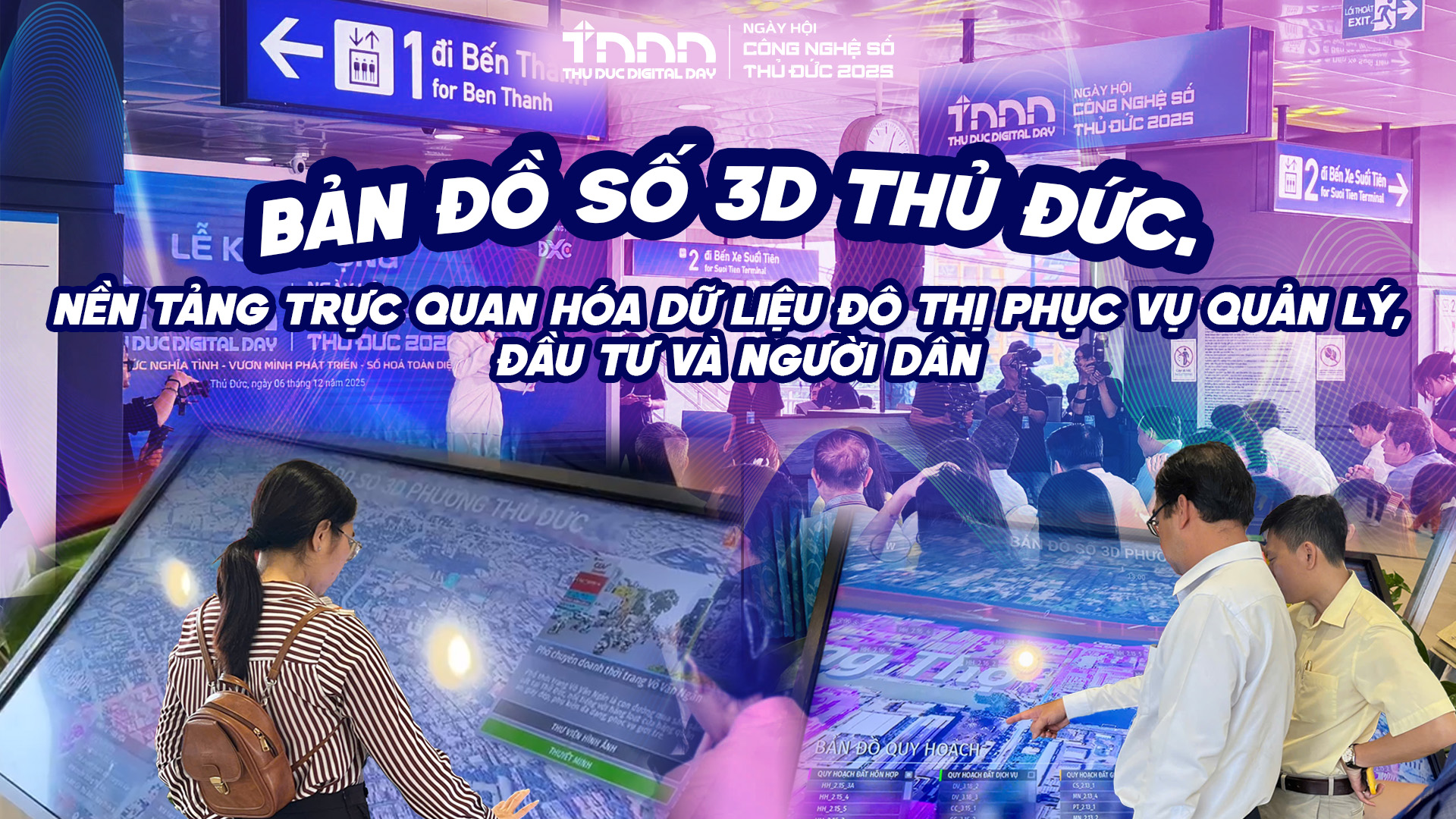 Bản đồ số 3D phường Thủ Đức - nền tảng trực quan hóa đô thị