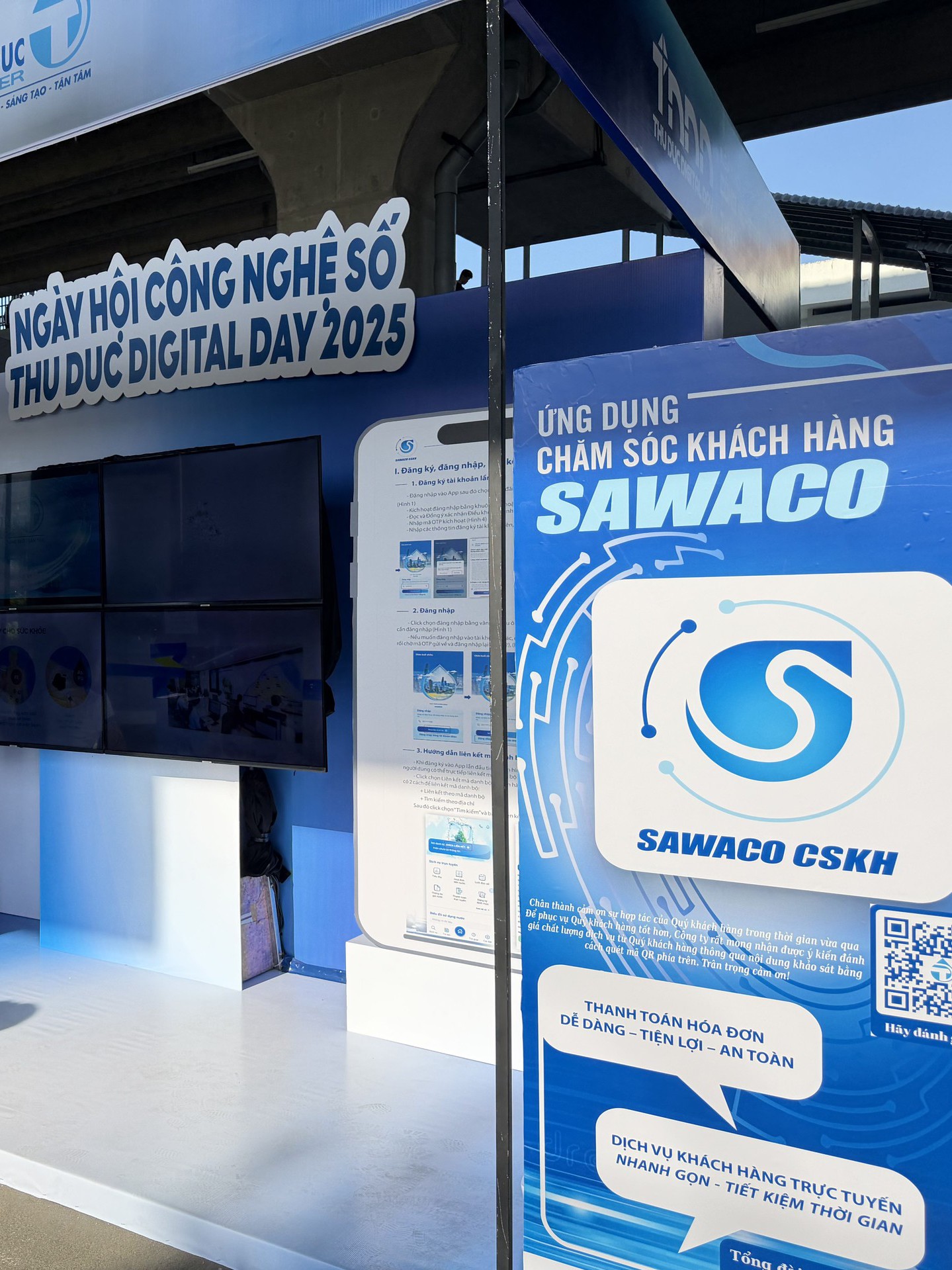 Công ty cổ phần cấp nước Thủ Đức tham gia ngày hội Công nghệ số Thủ Đức 2025