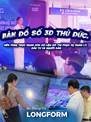 Bản đồ số 3D phường Thủ Đức - nền tảng trực quan hóa đô thị