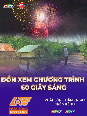60 Giây ngày 9/12/2025 | TP. Hồ Chí Minh công bố 4 điểm bắn pháo hoa đón năm mới 2026